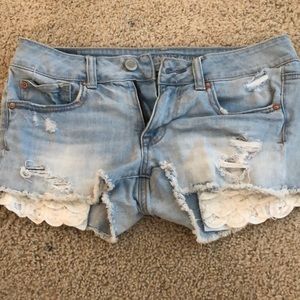 American eagle denim shorts